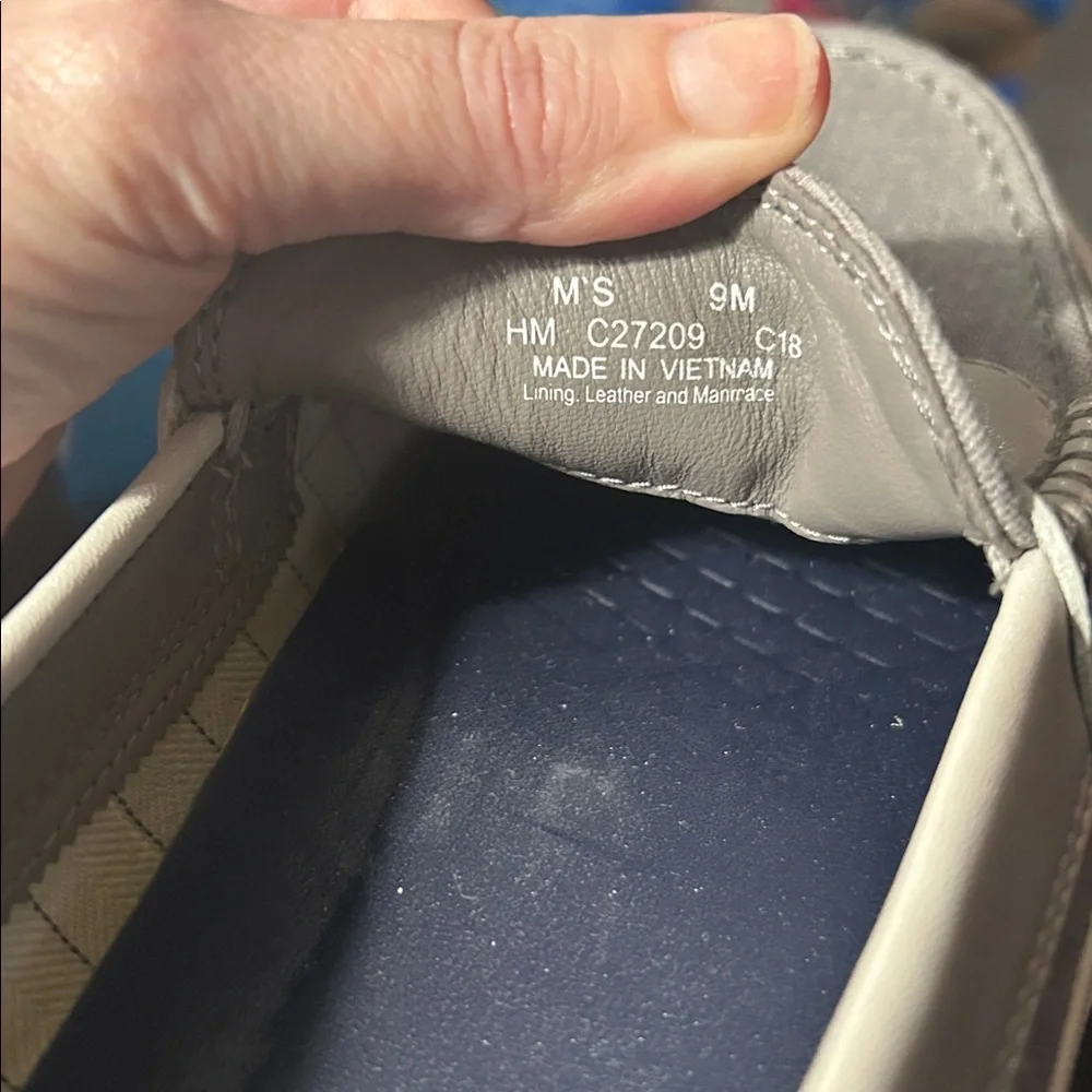 Cole Haan Gray and Cream Men's Loafers
